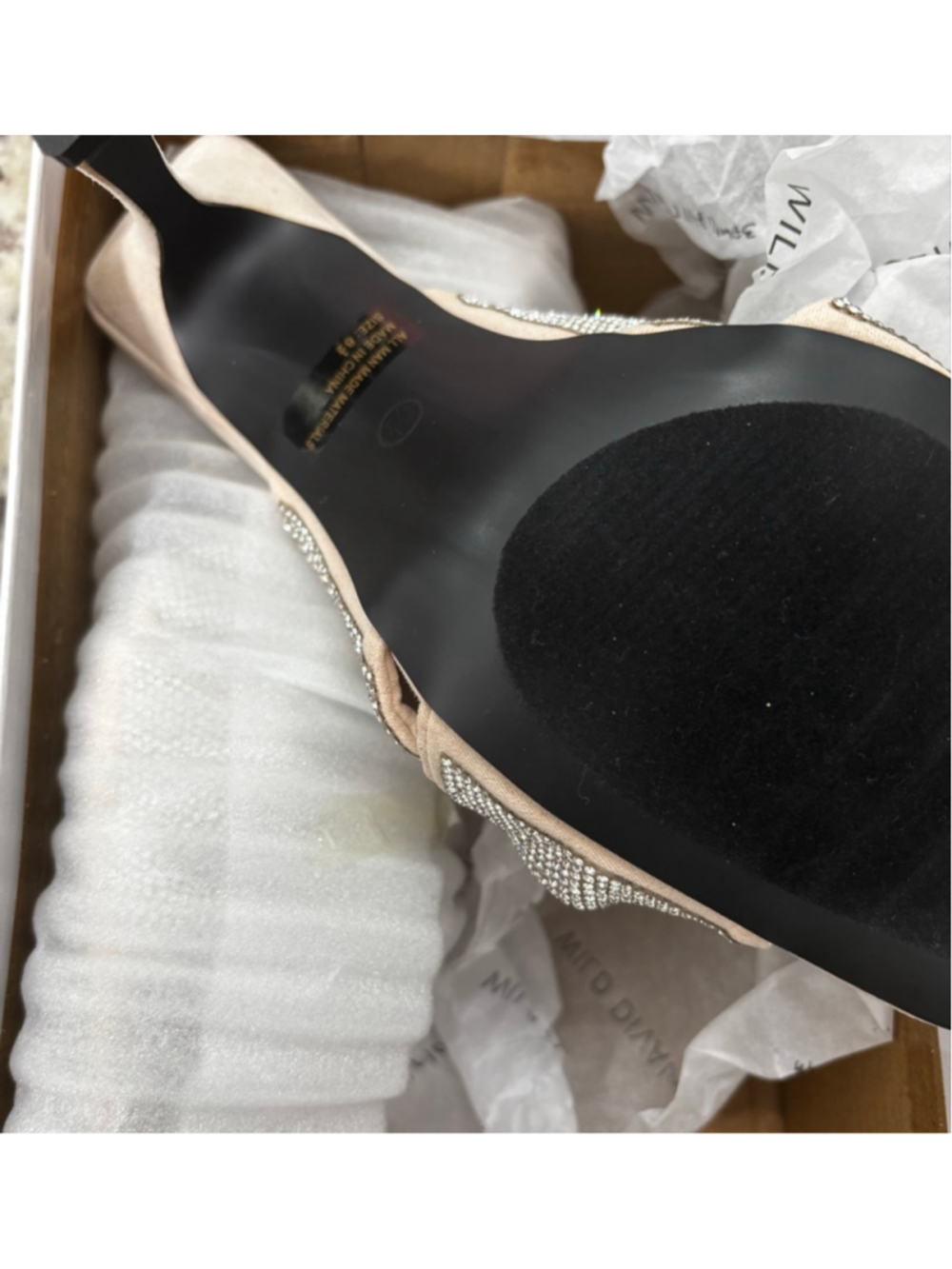 Bellini Rhinestone Knot Mules - Picture 3 of 3
